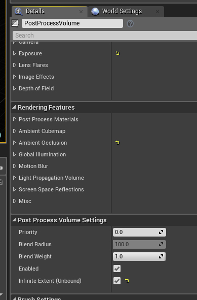 Post Process Volume - Unbound